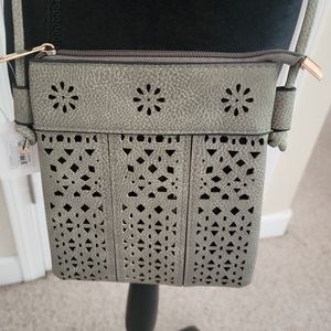 SOLD NWT Vegan Leather Crossbody Purse